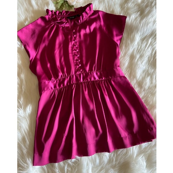 Apt. 9 Tops - Apt 9 Fuchsia pink blouse